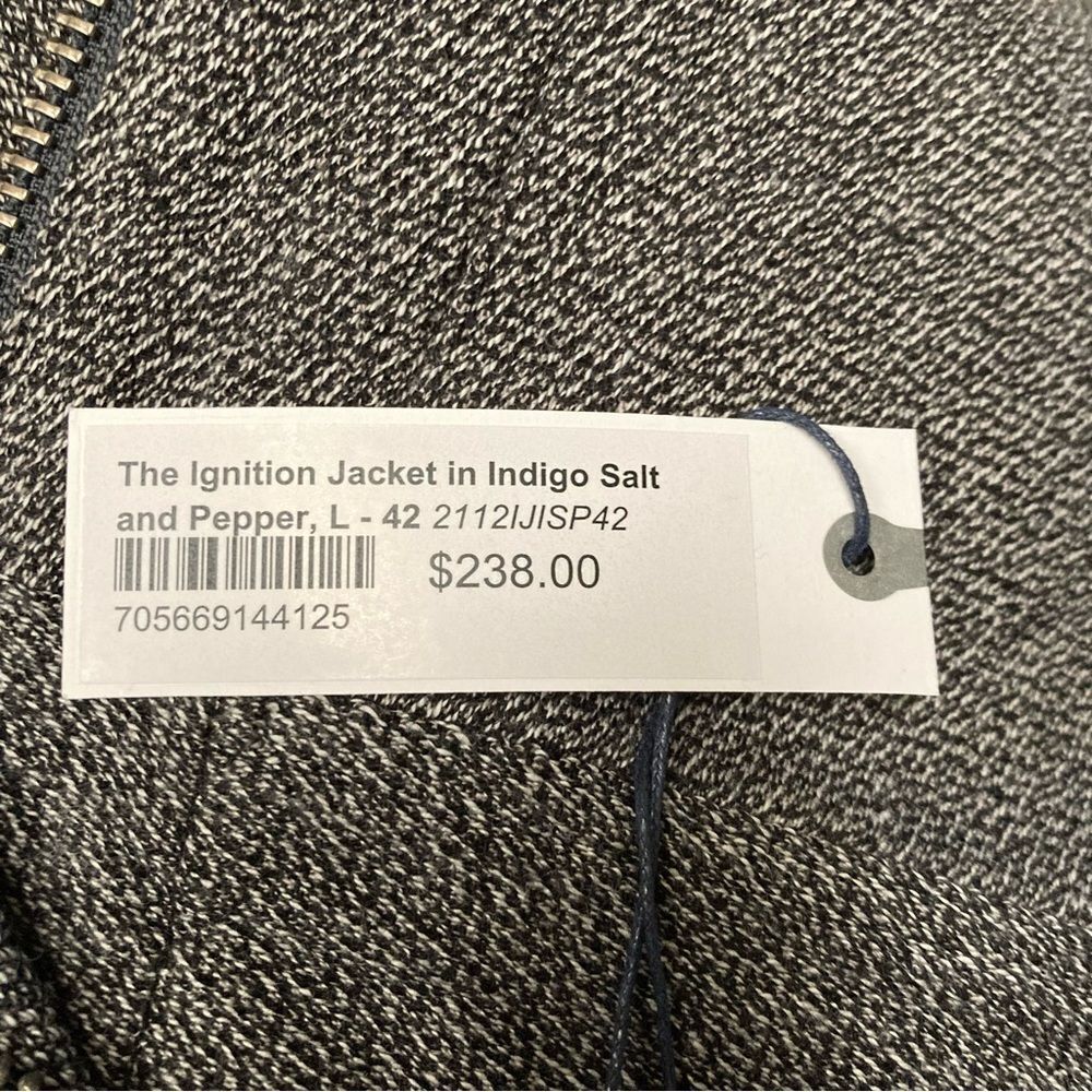 Taylor Stitch The Ignition Jacket in Indigo Salt & Pepper full zip chore jacket - Picture 9 of 12